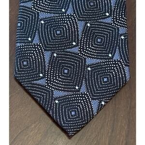Bresciani Black Pink Hand Made 100% Silk Men’s Neck Tie Made In Italy
